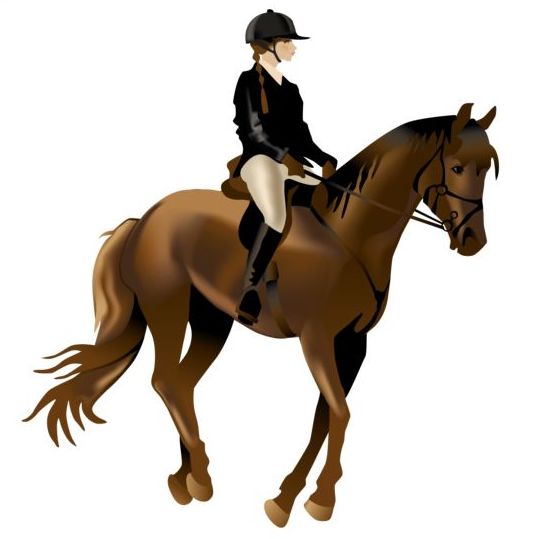 woman rider horse 