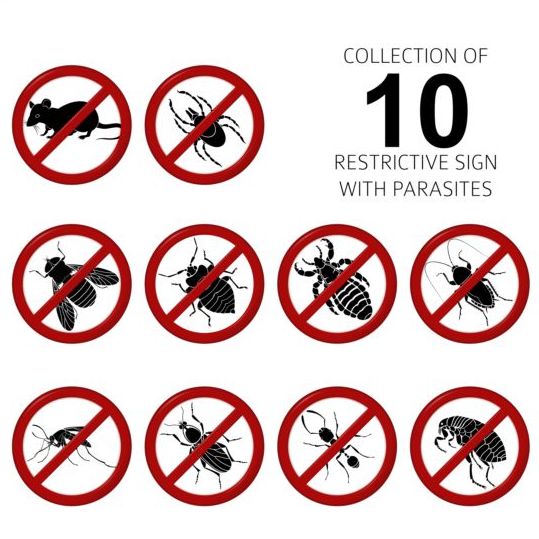 warning sign Parasites 
