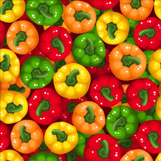 seamless pepper pattern 