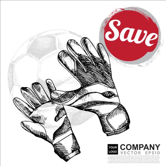soccer poster hand graphics drawn 