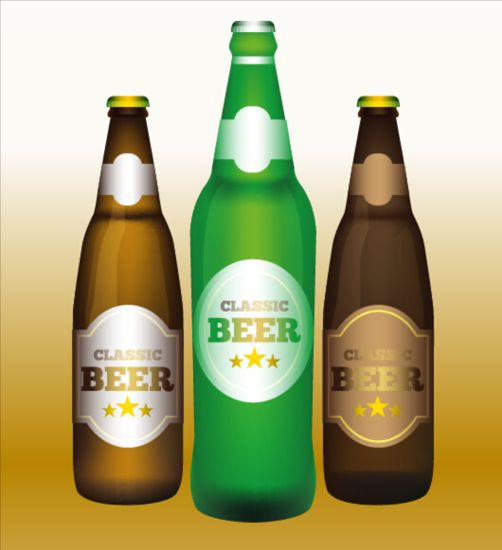 template bottle beer 