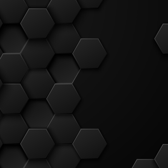 hexagon black background 