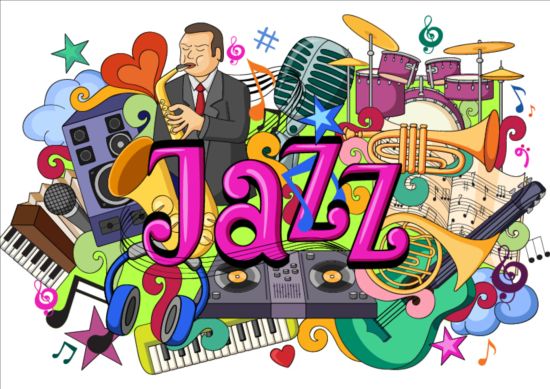 music Jazz illustration doodle 