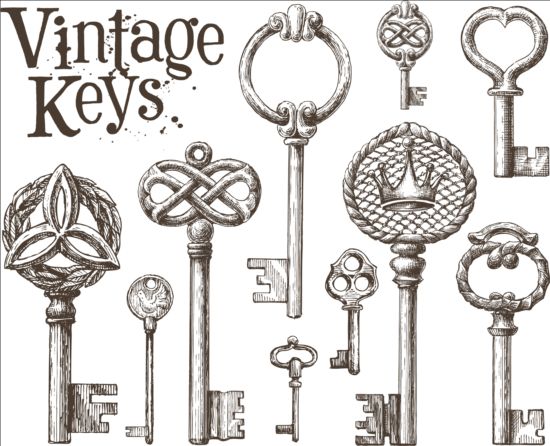 vintage keys 