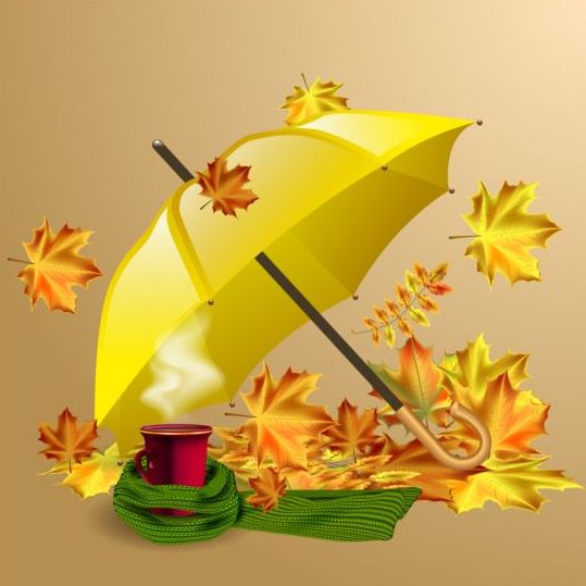 umbrella hot background autumn 