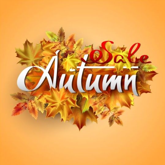 sale leaves background autumn 