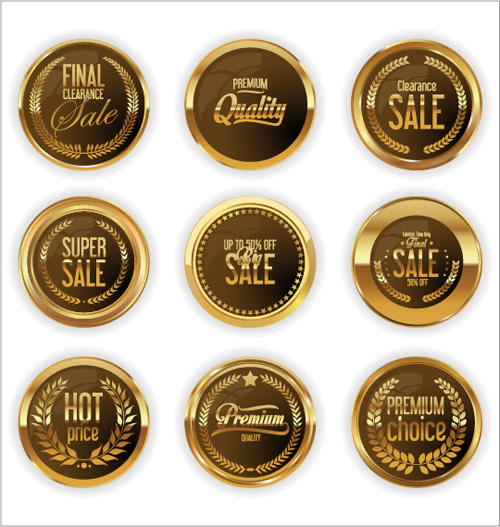 shiny sale golden badge 