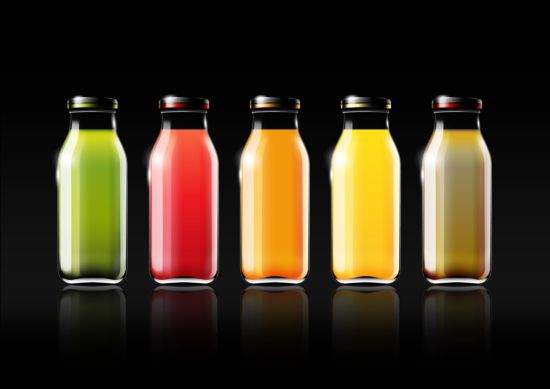 juice glass fruit bottle 