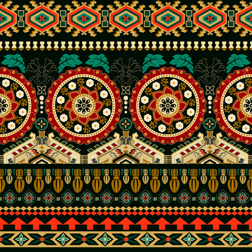 seamless pattern ornamental decorative 
