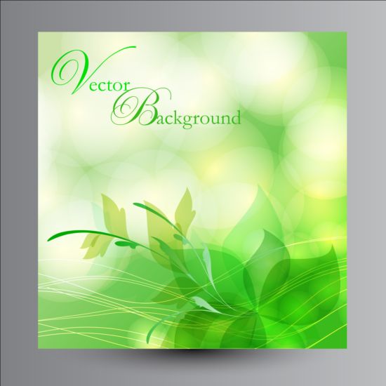 green floral background 