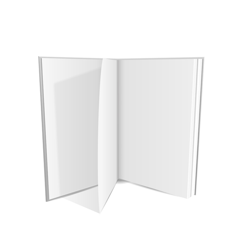 open book blank 