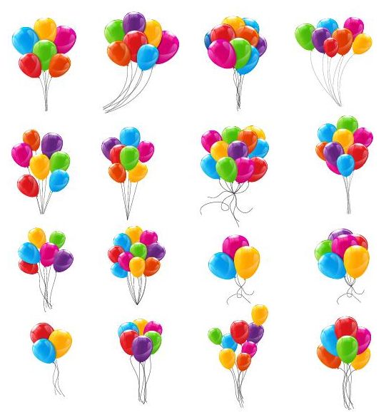 colored balloons 