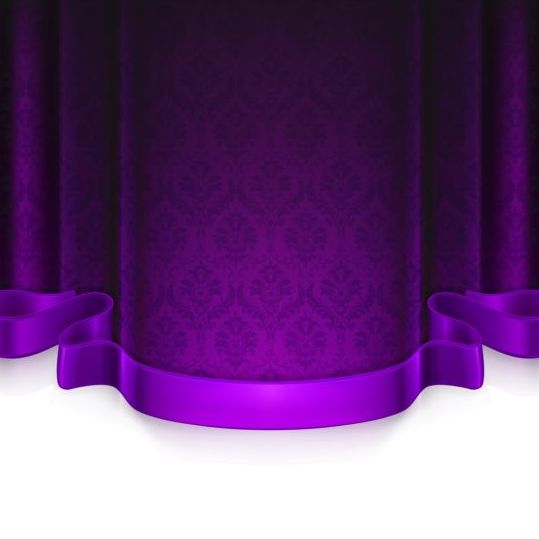 purple curtain beautiful 