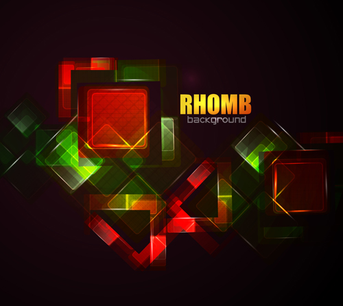 shining rhomb neon Backgrounds 