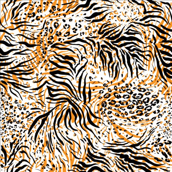 tiger skin seamless pattern 