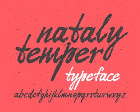 temper Nataly fonts 