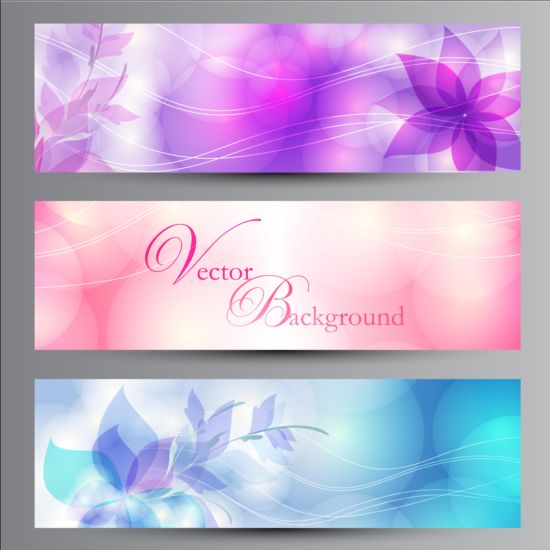 floral dream banners 