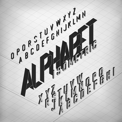 isometric alphabet 