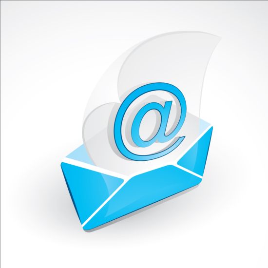 icon email creative blue 