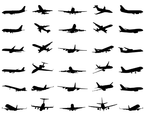 silhouette aircraft 