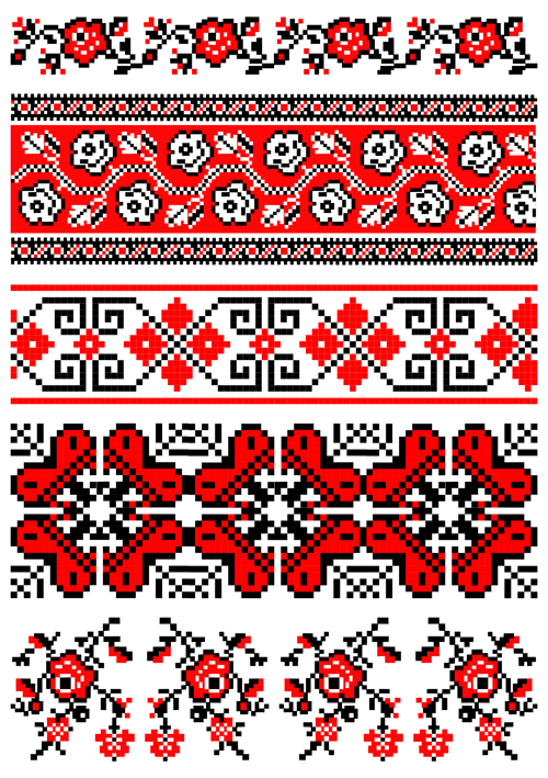 seamless pattern ethnic embroider 