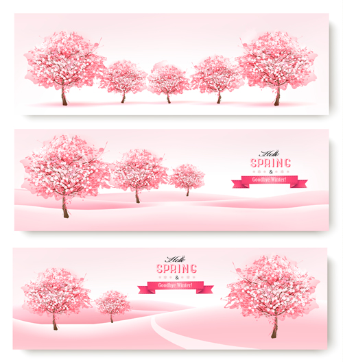 tree spring pink 