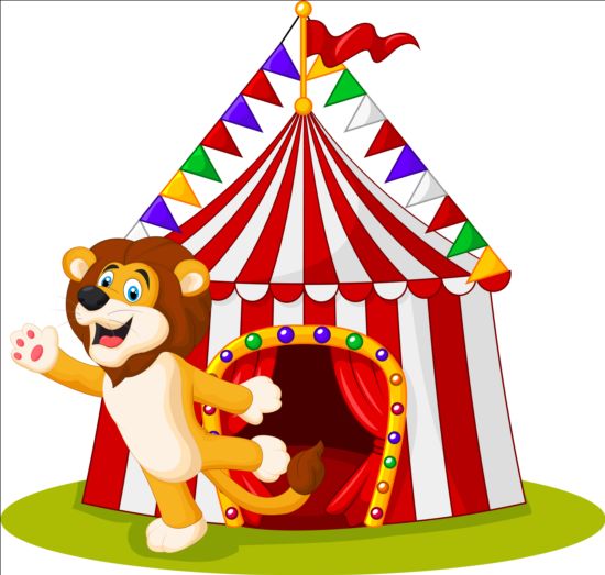 lion cute Circus 