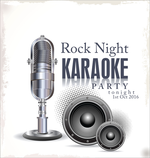 rock poster party night karaoke 