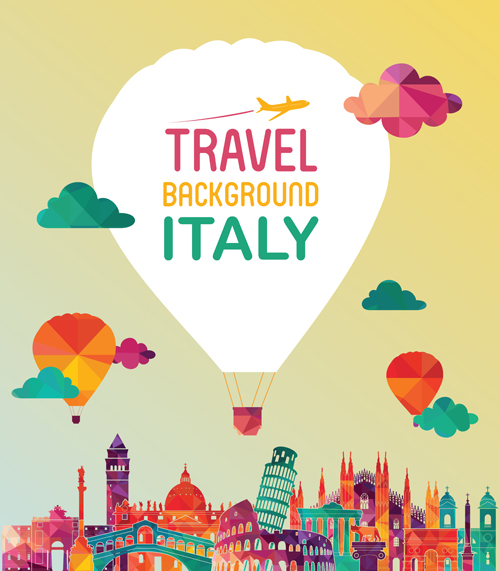 travel Italy background 