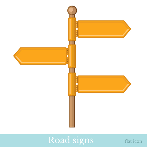 sign road illustration 