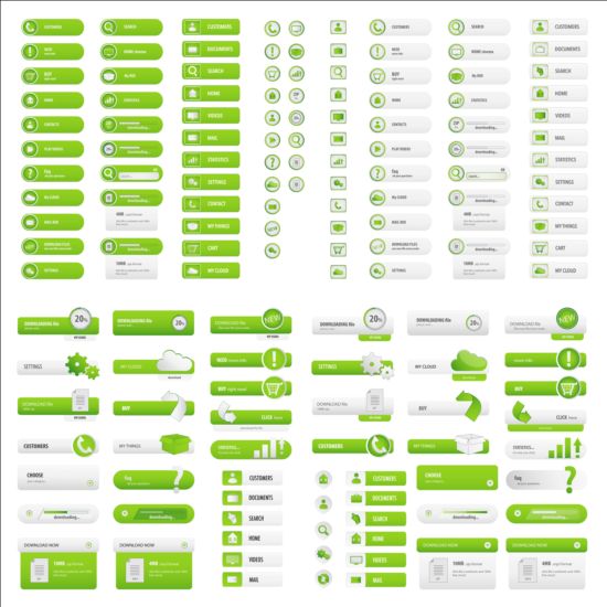 web user green buttons 