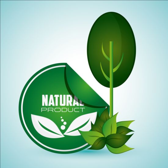 stickers natural ecological 