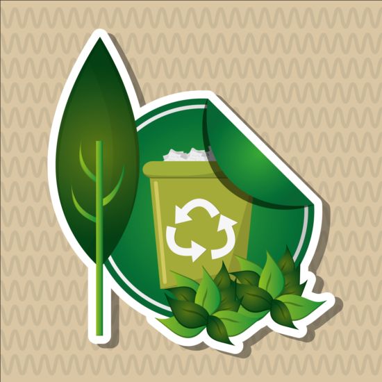 stickers natural ecological 