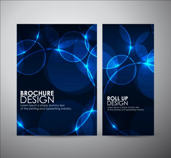 cover brochure blue abstract 