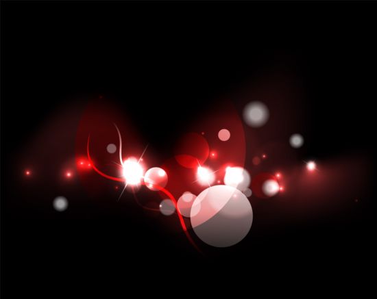 light dots colored blurs background 