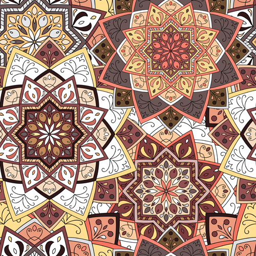 seamless pattern ornament indian 