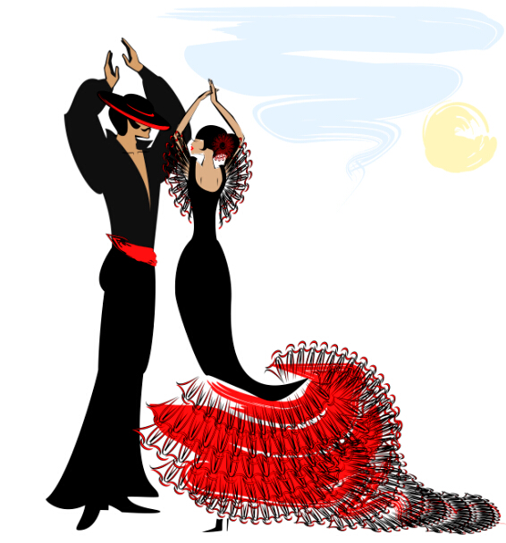 flamenco design dancer 