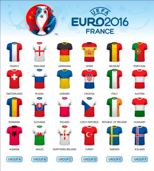 football euro cup background 2016 