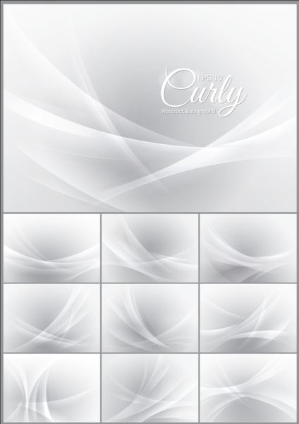 white curly background abstract  