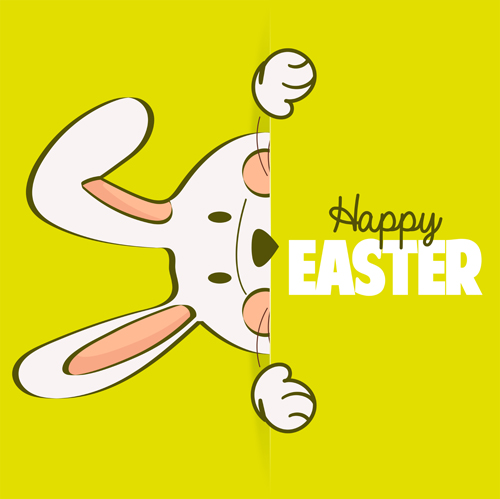 rabbit graphics easter cute cards 
