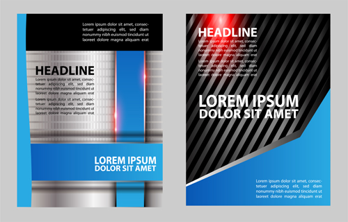 graphics flyer design cover blue 