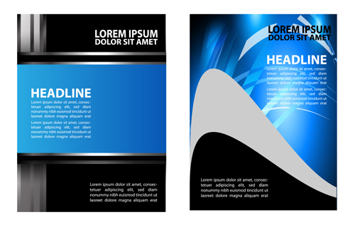 graphics flyer design cover blue 