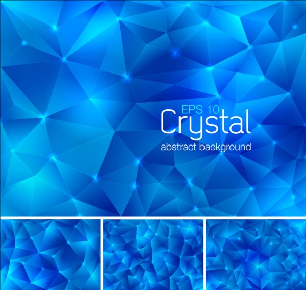 crystal blue background abstract 