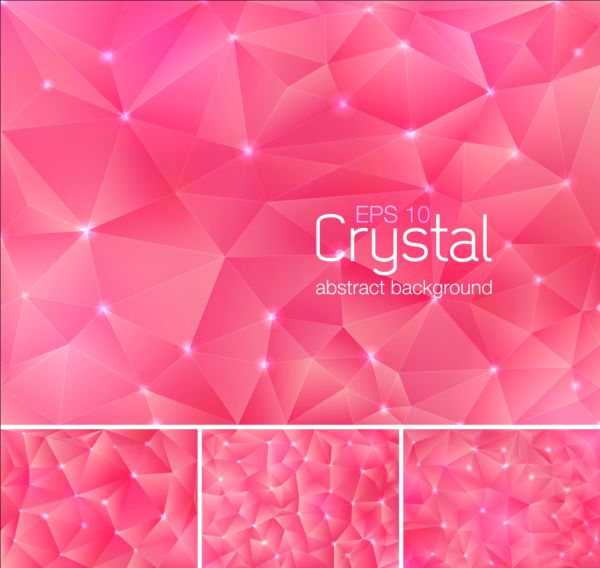 Magenta crystal background abstract 