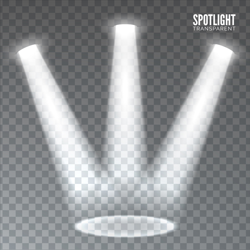 spotlights illustration effects 