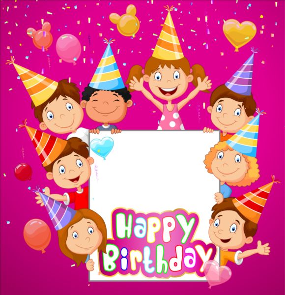 children birthday background 