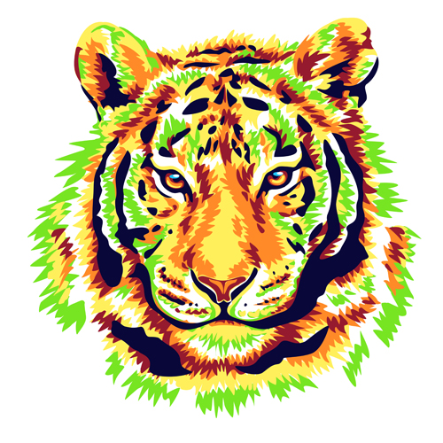 tiger head green 