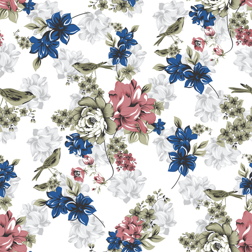 seamless pattern Giovana floral 