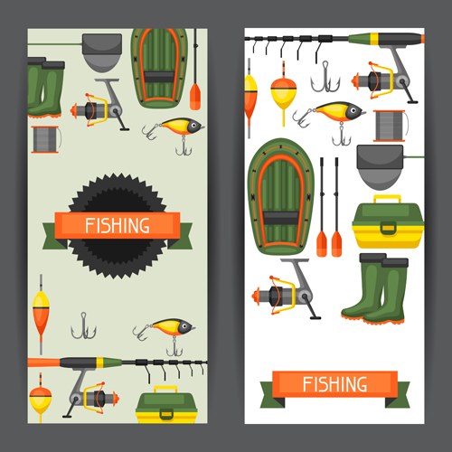 supplies illustration fishing 