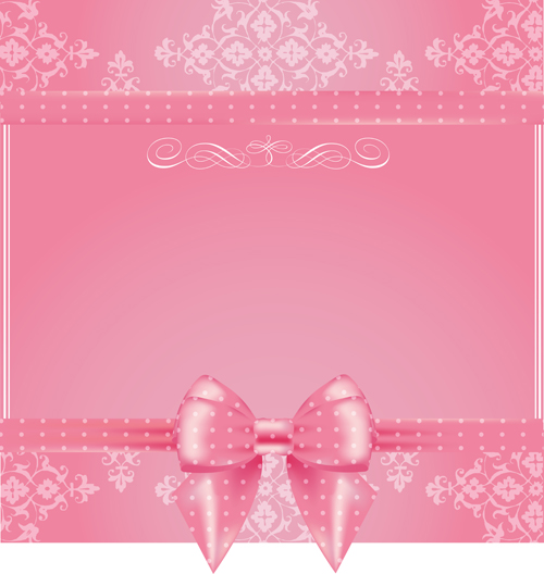 pink bow background 